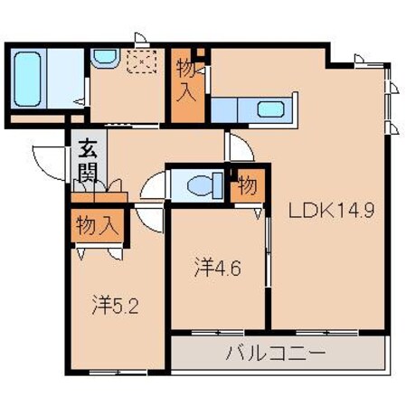 ヴィレッジ三年坂の物件間取画像